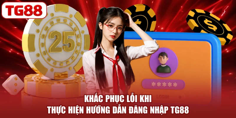Khắc phục lỗi khi thực hiện hướng dẫn đăng nhập TG88
