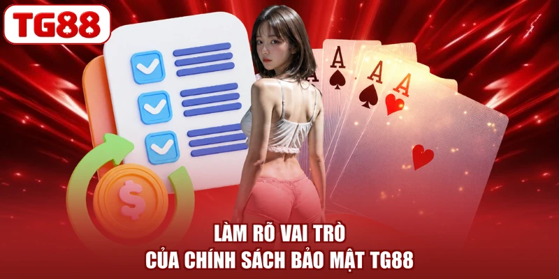 Làm rõ vai trò của chính sách bảo mật TG88