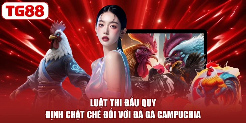 Luật thi đấu quy định chặt chẽ đối với đá gà Campuchia