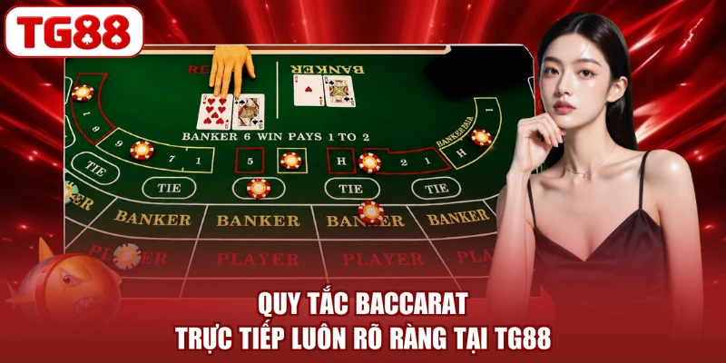 Quy tắc Baccarat trực tiếp luôn rõ ràng tại TG88